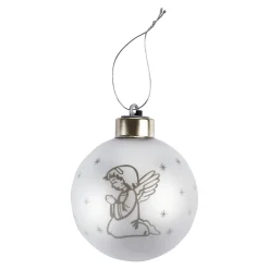 LED-Christbaumkugel "betender Engel"