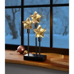 LED-Deko „Sternen-Trio“