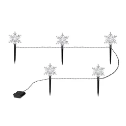 LED-Gartenstecker "Schneeflocken"