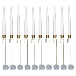 LED-Hängekerzen, 10 Stück Diamant