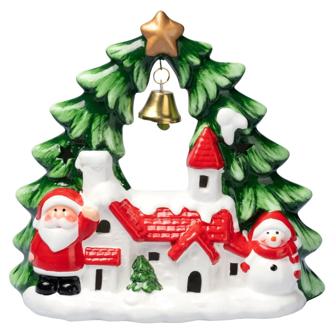 LED-Keramikfigur „Kirchen-Glocke“