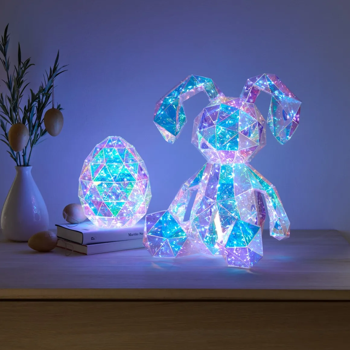 LED-Leucht-Hase „Prisma“