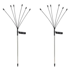 LED-Solar-Glühwürmchen, 2 Stück weiß