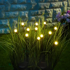 LED-Solar-Glühwürmchen, 2 Stück weiß