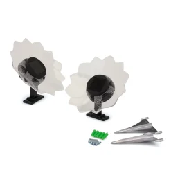 LED-Solarleuchte "Lotusblüte", 2 Stück