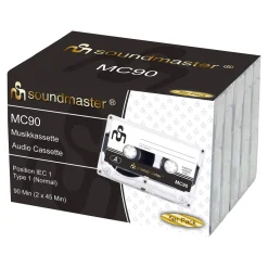 Leerkassetten, 5 Stück