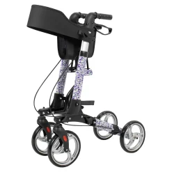 Leichtgewicht-Rollator Premium, Aluminium, mit Rückengurt und Tasche - AT51006 Sonderedition