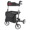Leichtgewicht-Rollator Premium, Aluminium, mit Rückengurt und Tasche - AT51006 anthrazit