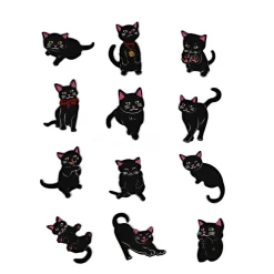 Magnete "Katzenbaby", 12 Stück