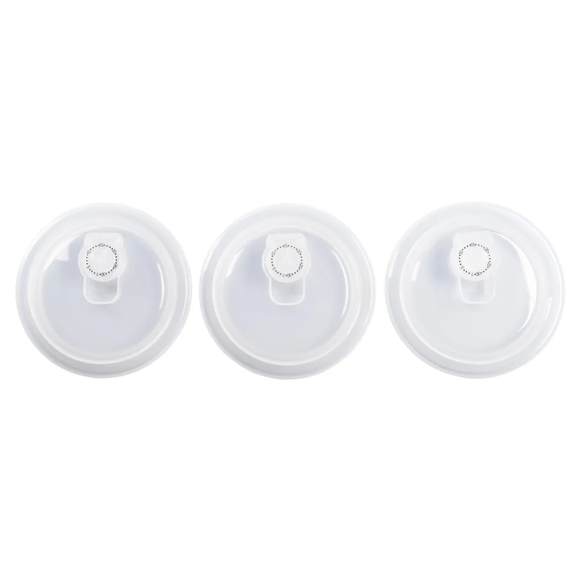 Mikrowellen-Deckel, 3 Stück