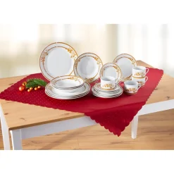 Mitteldecke "Bordeaux", 90x90 cm