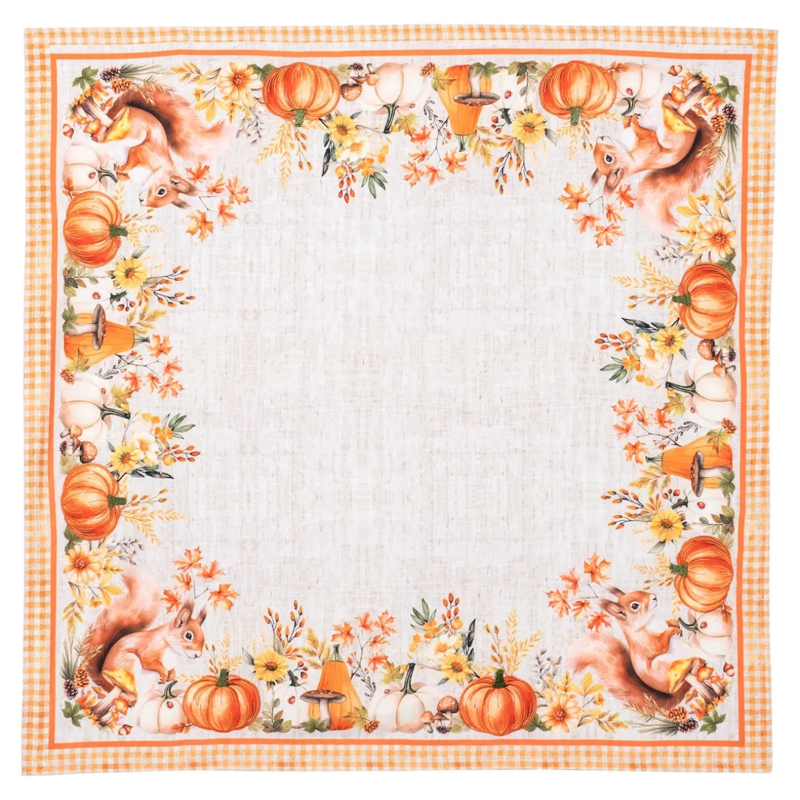 Mitteldecke „Eichhörnchen Eddi“, 85x85 cm