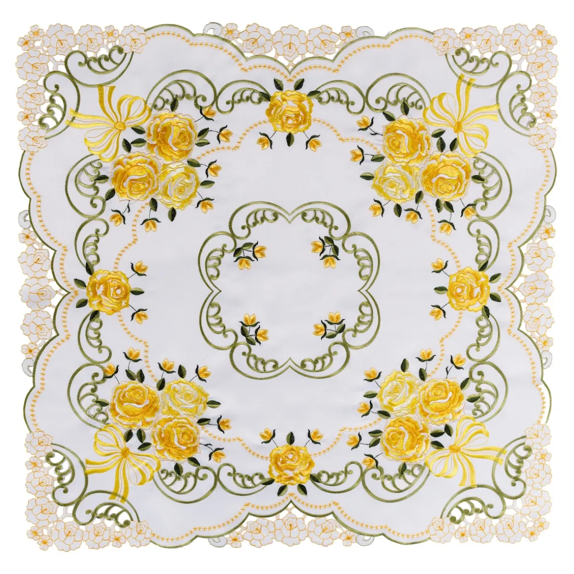 Mitteldecke „Rose“, 85x85 cm