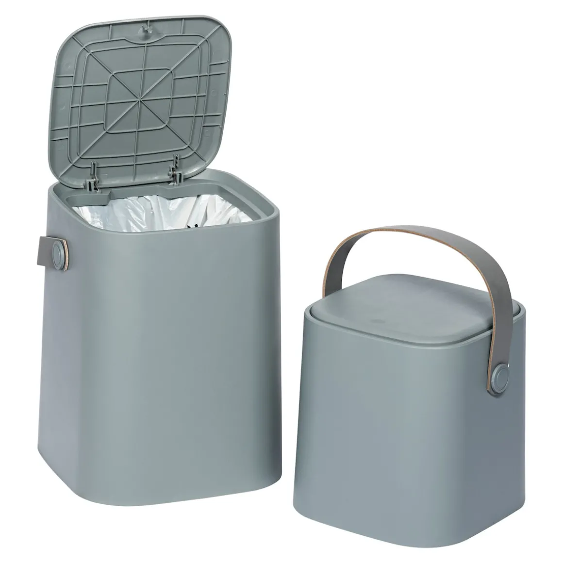 Mülleimer „Stockholm" grau