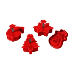 Motiv-Plätzchenausstecher "3D", 4 Stück