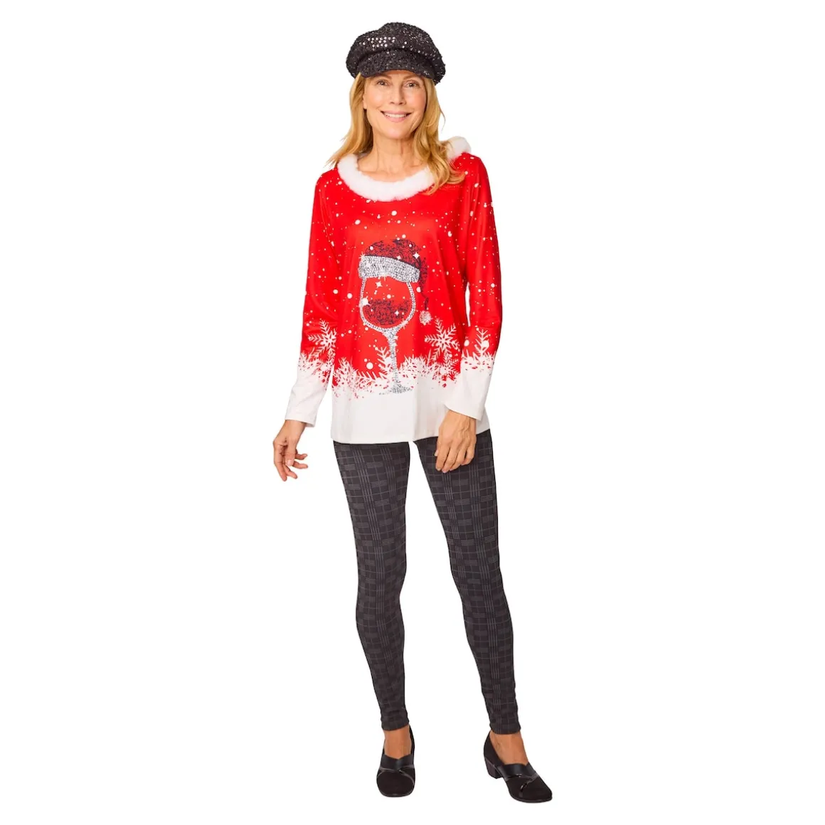 Pailletten-Schildmütze „Gloria“