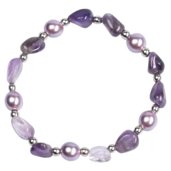 Perlen-Armband "Amethyst"
