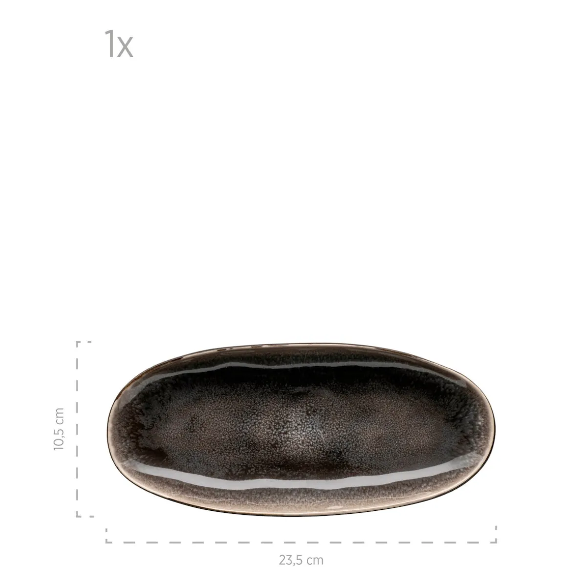 Plattenset, Keramik Niara Organic 3 x Platte