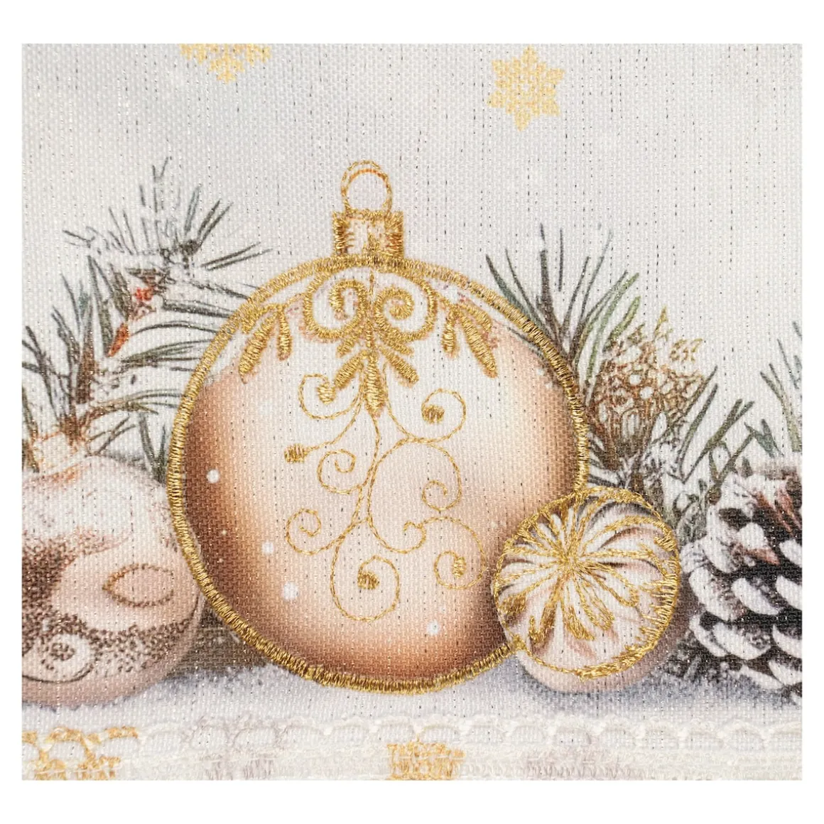 Platzset „Festtagskugeln“, 2 Stück