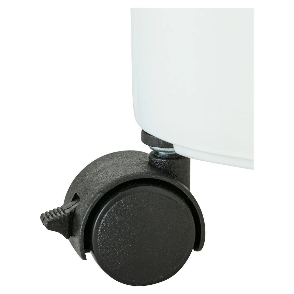 Platzspar-Rollwagen mit Mülleimer 2 Fächer