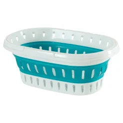 Platzspar-Wäschekorb mit Griff, faltbar 14 l
