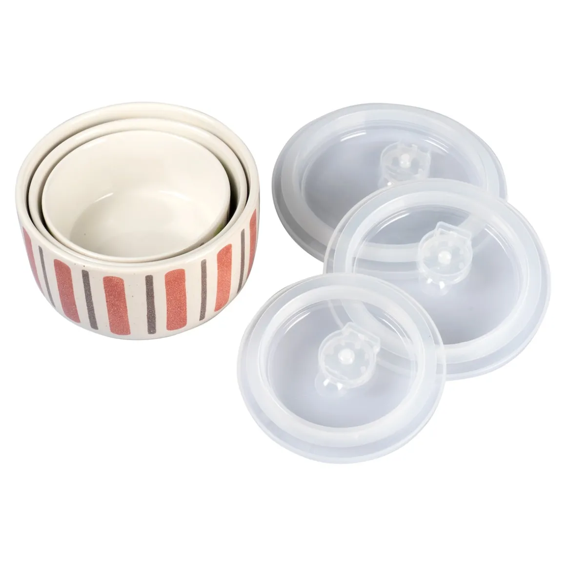 Porzellan-Mikrowellen-Schüsseln, 3 Stück