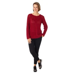 Pullover "Marta", mit Spitzenmuster