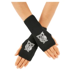 Pulswärmer "Eule", 1 Paar