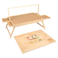 Puzzletisch mit Spielbrett-Deckel + LED-Licht für 1000 Teile