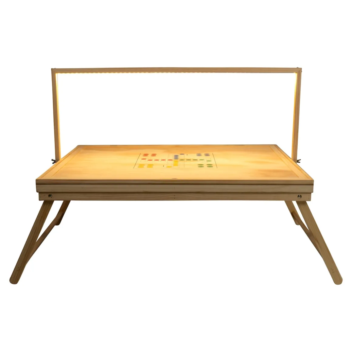 Puzzletisch mit Spielbrett-Deckel + LED-Licht für 1000 Teile