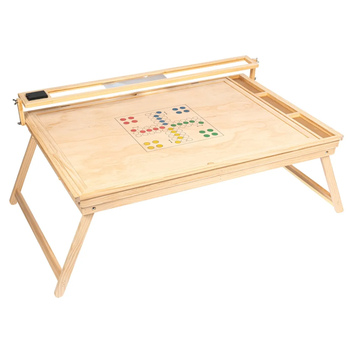 Puzzletisch "Premium" mit LED-Licht, 4 Schubladen, Lupe, mit Beinen, klappbar groß für 1500 Teile