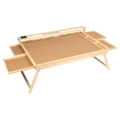 Puzzletisch "Premium" mit LED-Licht, 4 Schubladen, Lupe, mit Beinen, klappbar groß für 1500 Teile