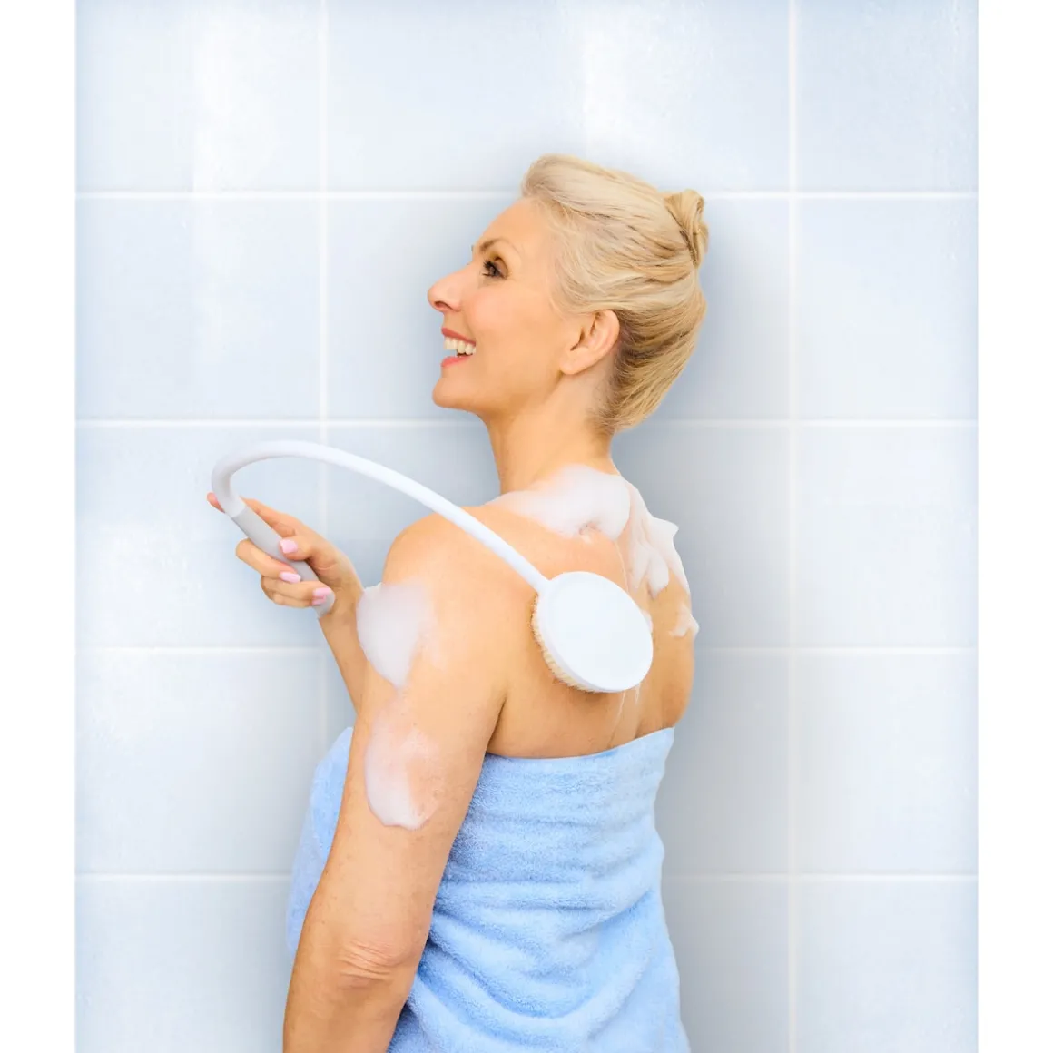 Rückenbürste, ergonomisch