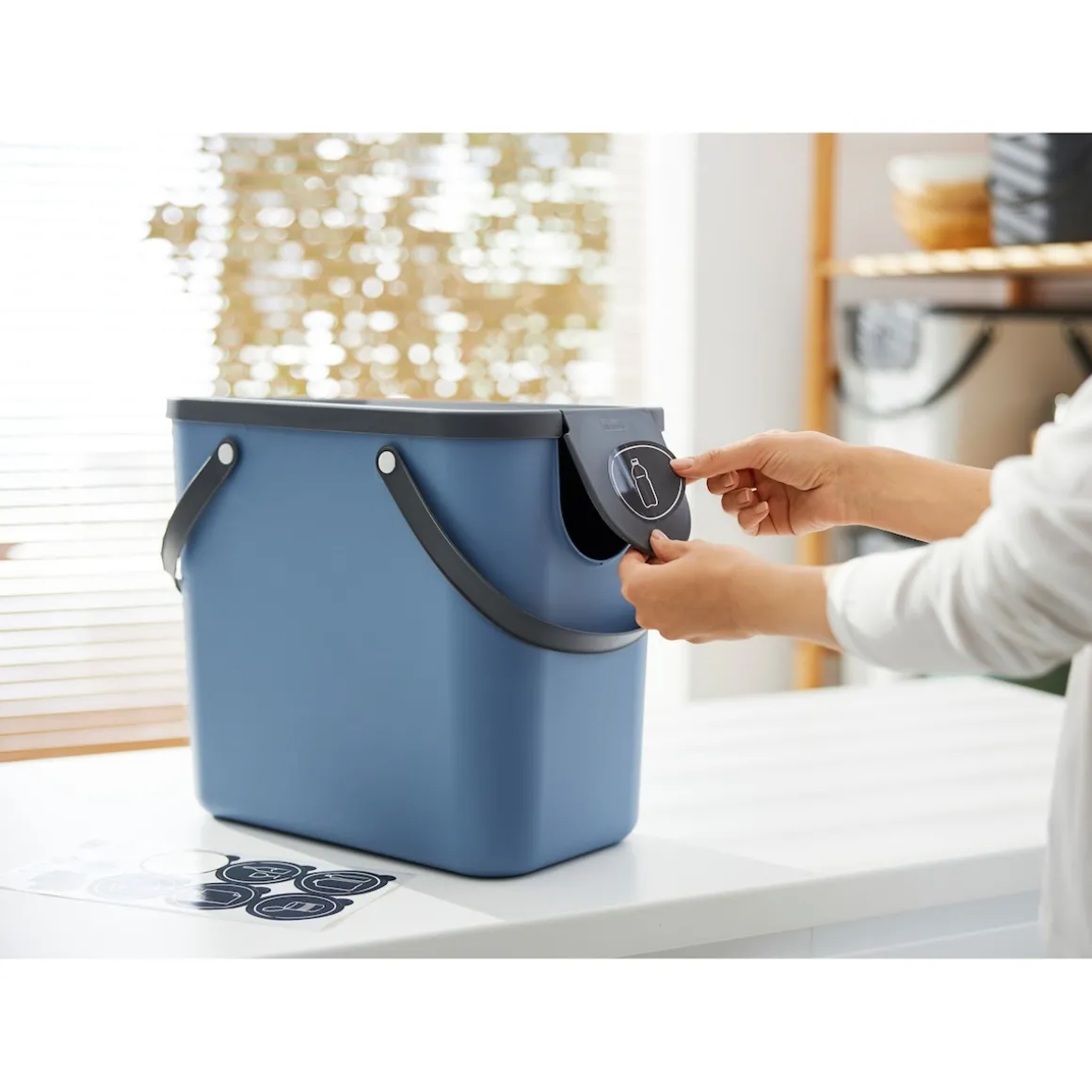 Recycling Müllsystem "ALBULA", 25 l blau