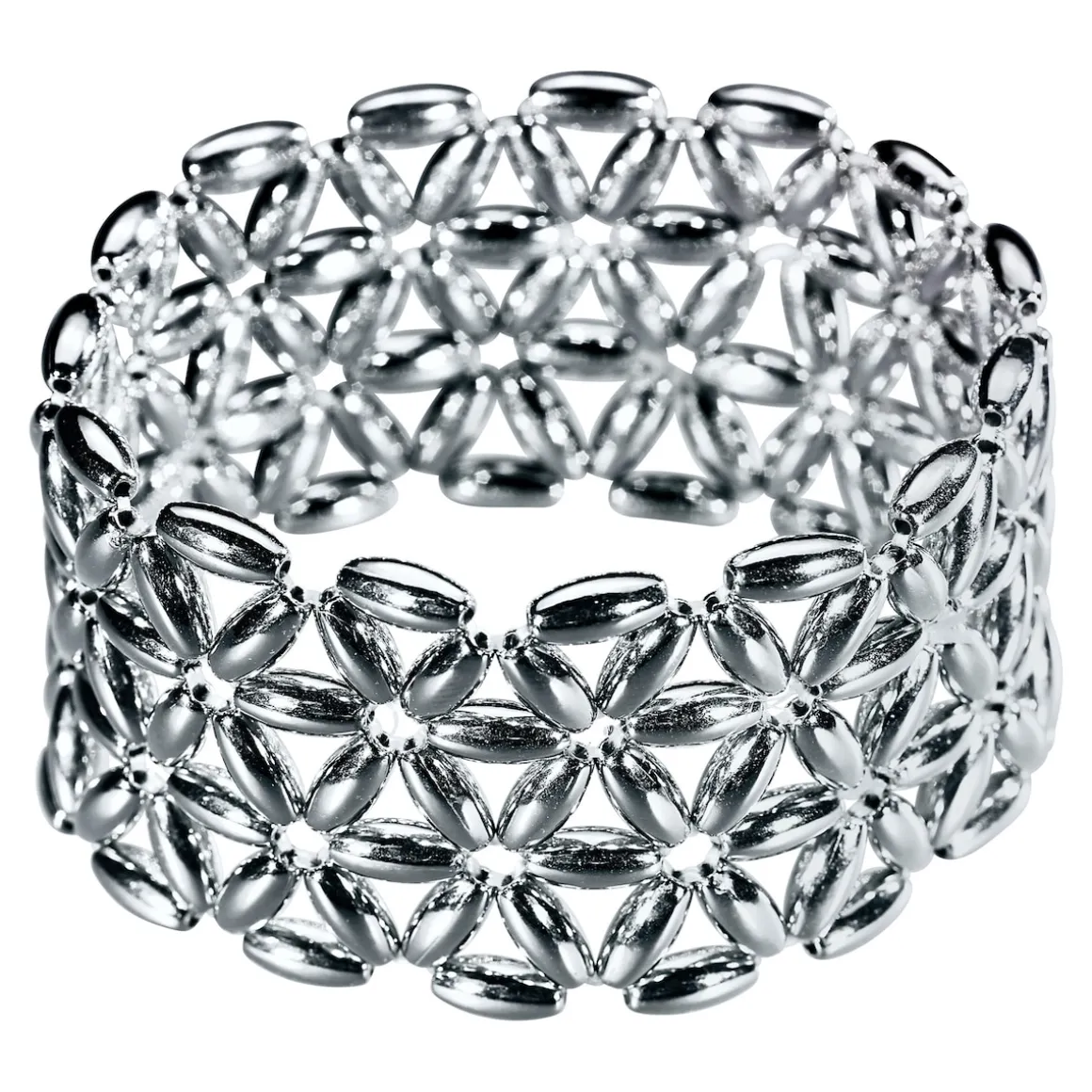 Ärmel-Raffer "Elegance", 2 Stück silber