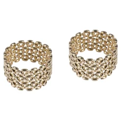 Ärmel-Raffer "Elegance", 2 Stück gold