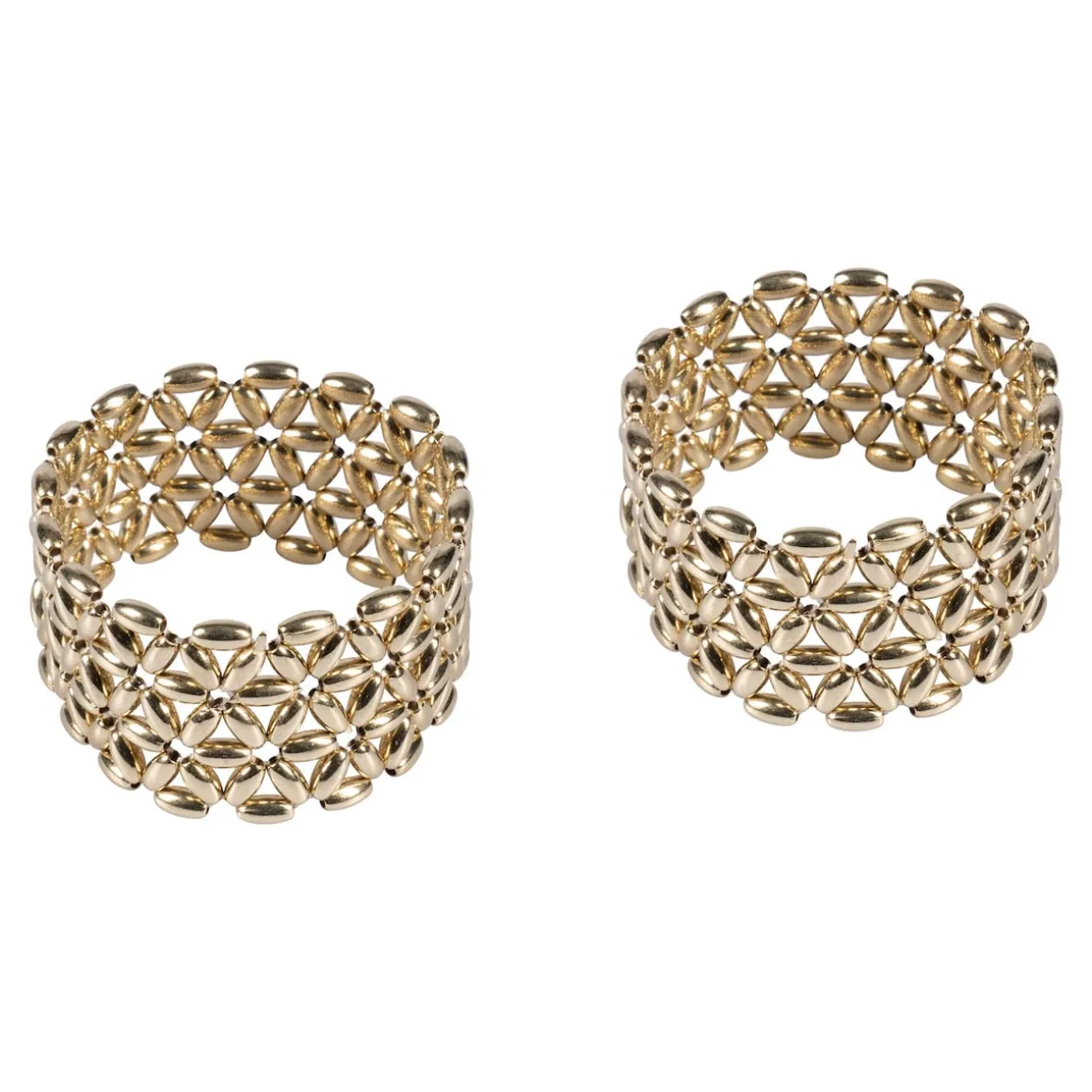 Ärmel-Raffer "Elegance", 2 Stück gold