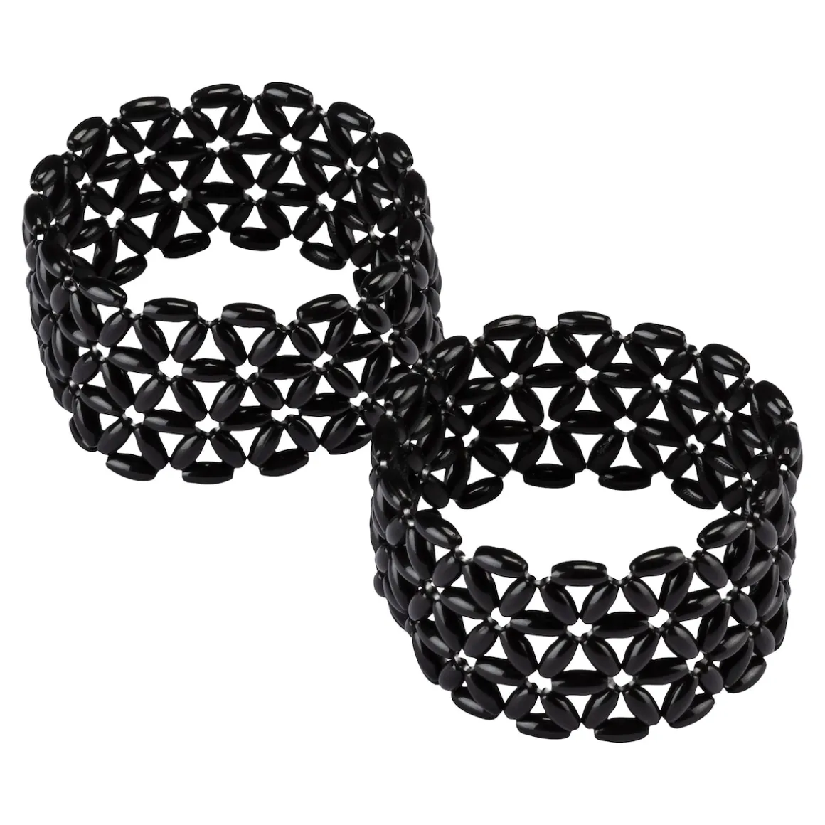 Ärmel-Raffer "Elegance", 2 Stück schwarz