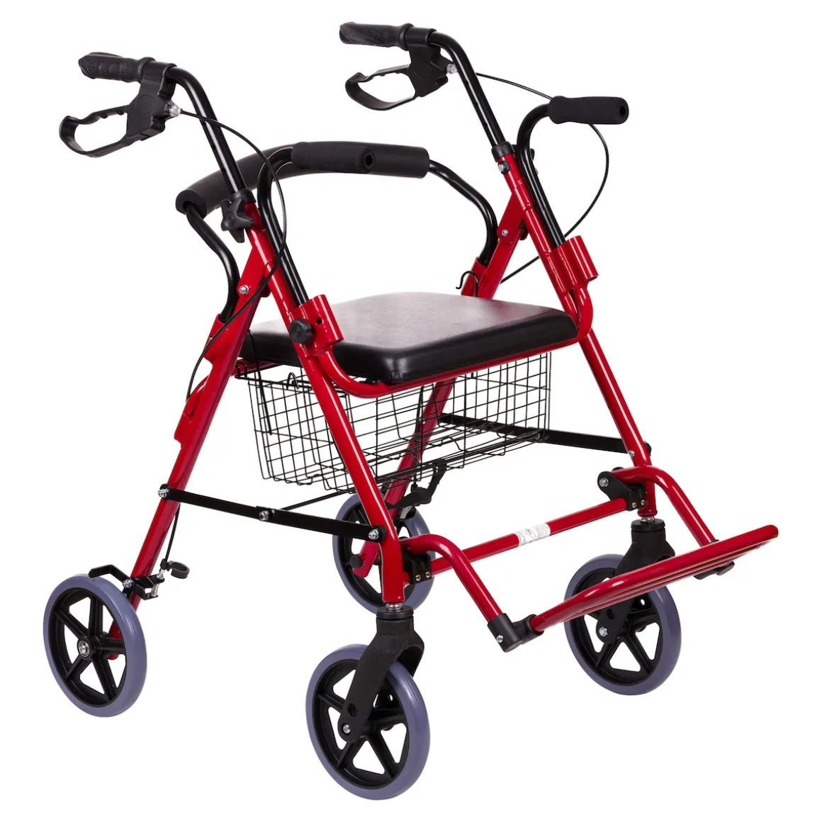 Rollator mit Fußstütze und Korb - AT51018