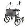 Rollator Olympos ATR M, faltbar, mit Tasche silber