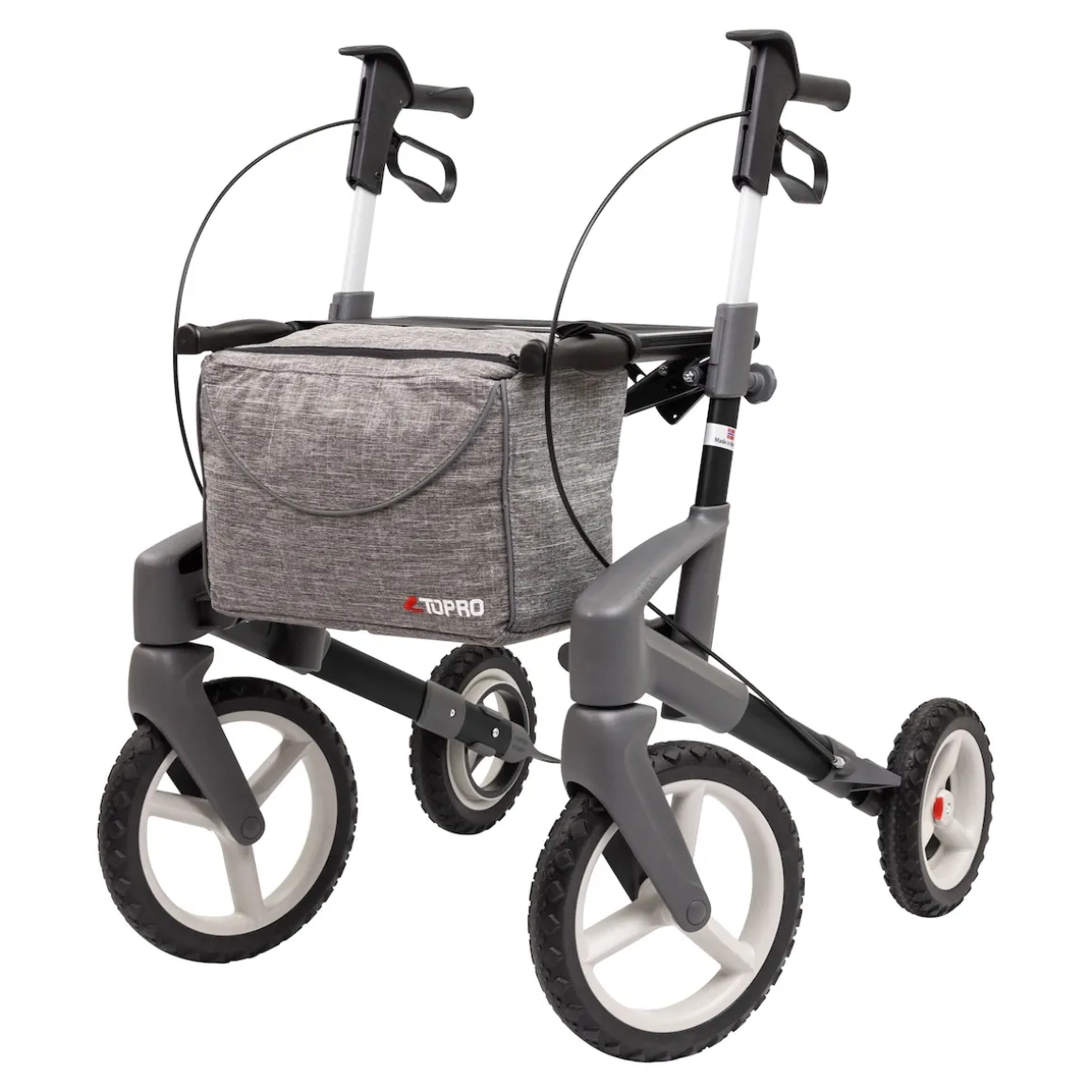 Rollator Olympos ATR MS, faltbar, mit Tasche schwarz