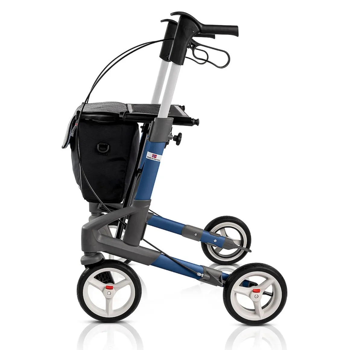 Rollator Troja 5G M, faltbar, höhenverstellbar blau