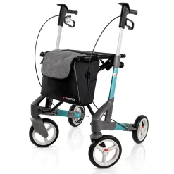Rollator Troja 5G M, faltbar, höhenverstellbar türkis