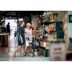 Rollator Troja 5G M, faltbar, höhenverstellbar rot