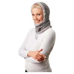 Schalmütze „Helen“ grau