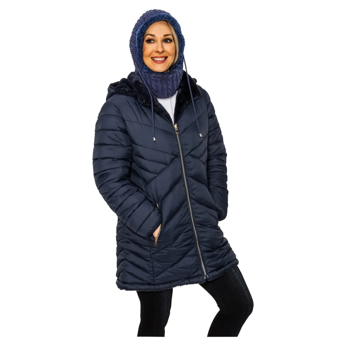 Schalmütze „Helen“ marine