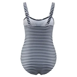 Schlank-Badeanzug „Punkte/Streifen“