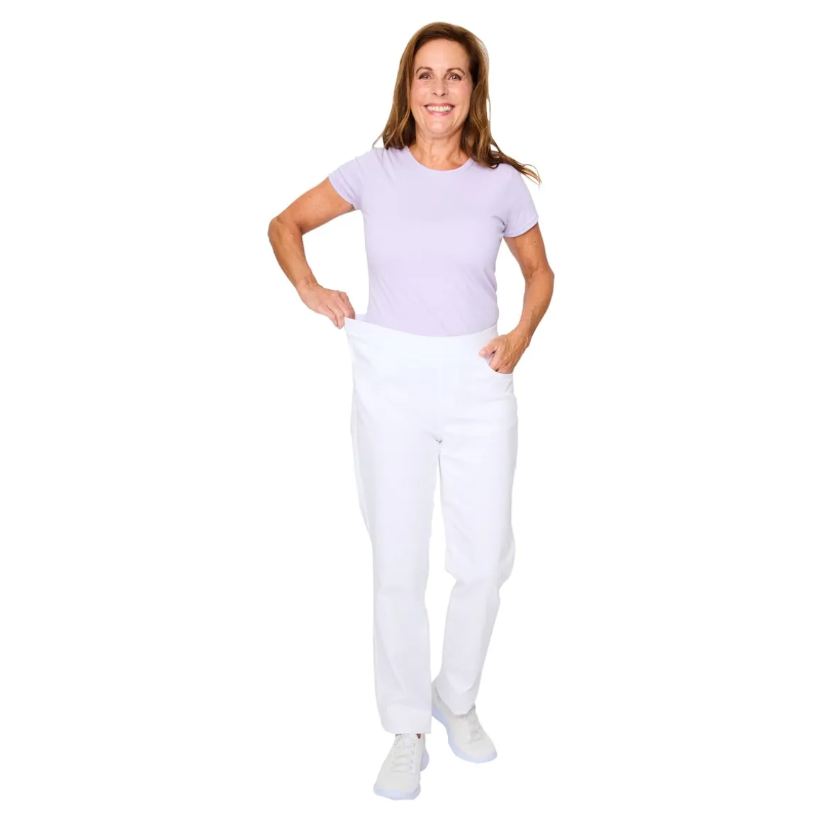 Schlupfjeans "Vanessa" weiß