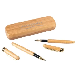 Schreibset „Bambus“ mit Namen