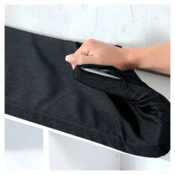 Schuhschrank mit Sitzkissen, 5 Fächer pink